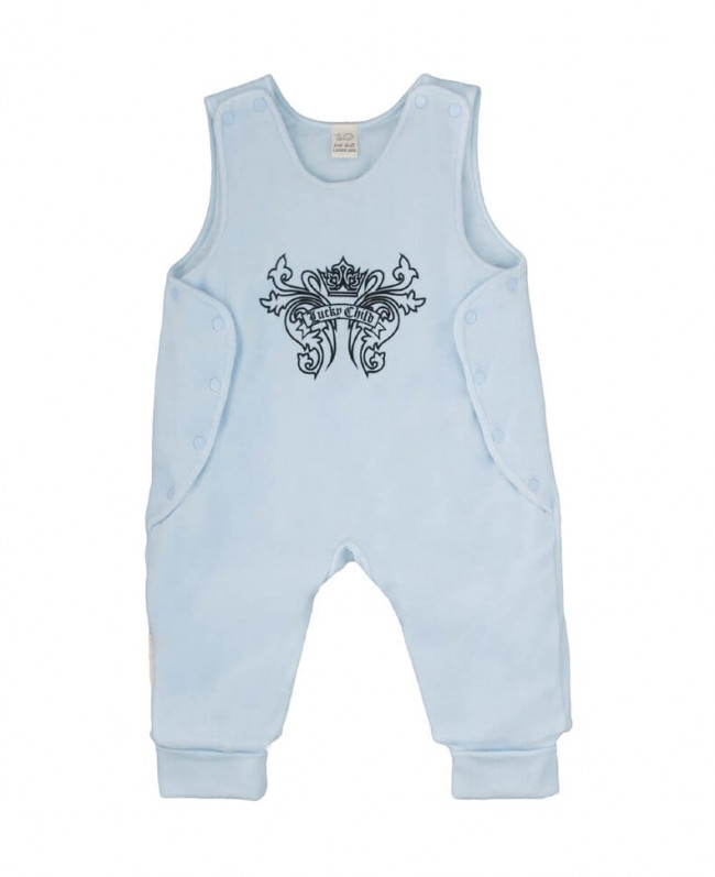 Костюм детский на синтепоне, штанишки и курточка, голубой, Велюр Костюм детский на синтепоне, штанишки и курточка, голубой, Велюр