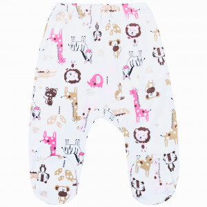 Ползунки детские, розовые, Африка