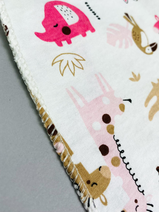 Ползунки детские, розовые, Африка