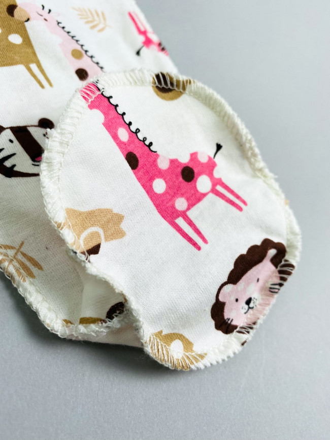 Ползунки детские, розовые, Африка