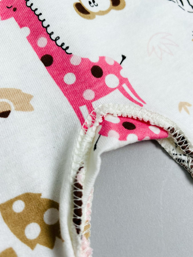 Ползунки детские, розовые, Африка