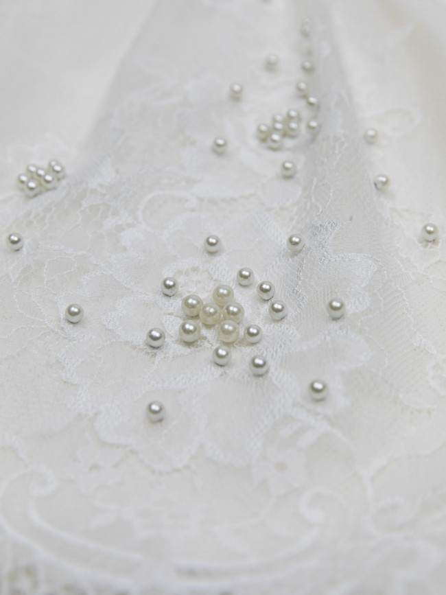 Нарядное молочное платье, Нежный букет Нарядное молочное платье, Нежный букет