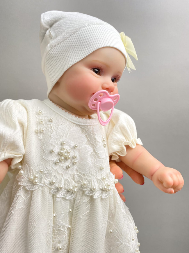 Нарядное молочное платье, Нежный букет Нарядное молочное платье, Нежный букет