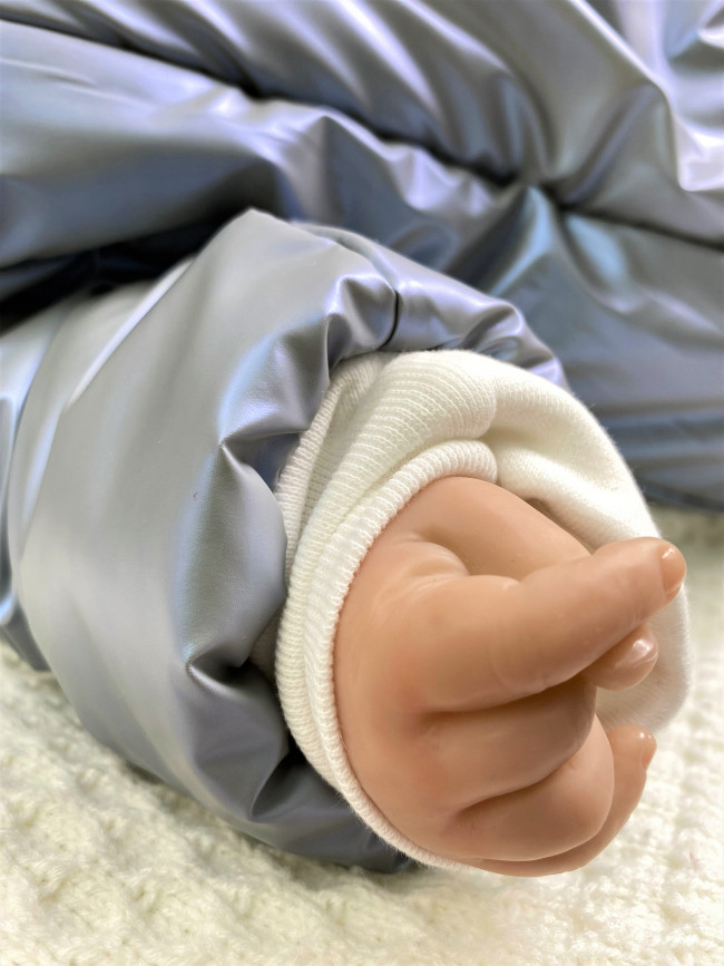 Комбинезон утепленный, серый, Монклер