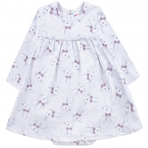 Боди-платье, Зайка с бантом