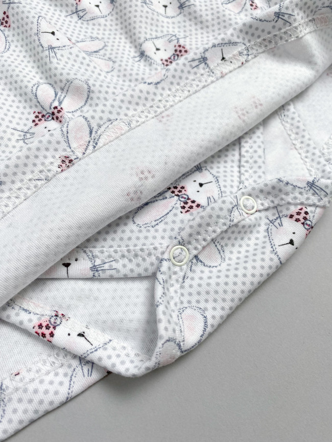 Боди-платье, Зайка с бантом