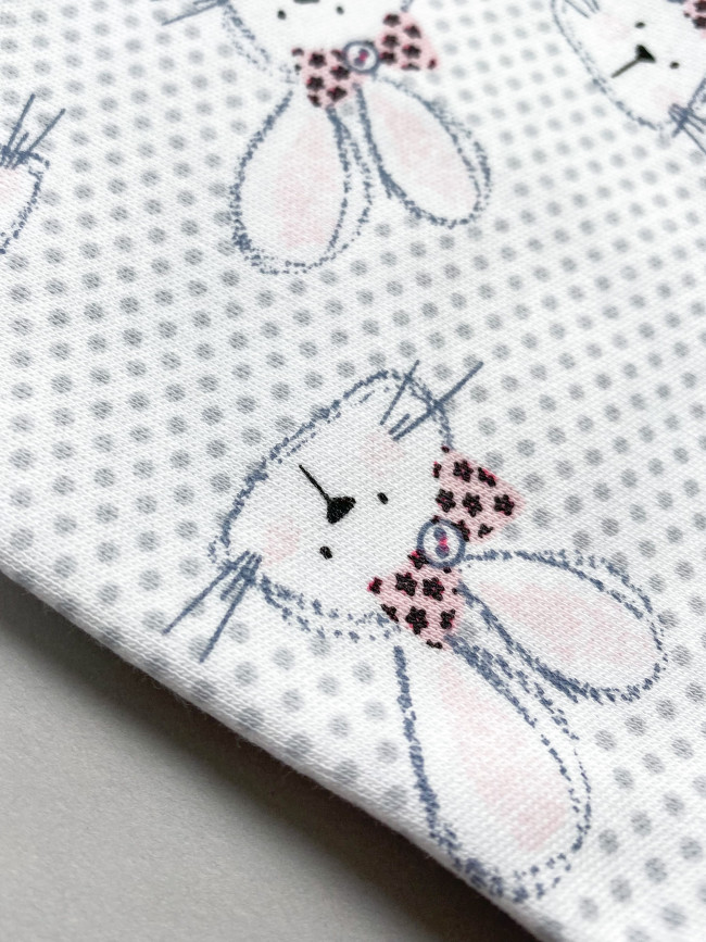 Боди-платье, Зайка с бантом