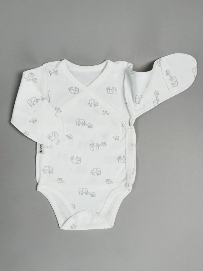 Комплект детских боди с длинным рукавом, Лимпопо, Милый слоник