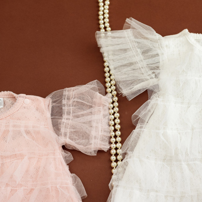 Нарядное белое платье, Рюши Нарядное белое платье, Рюши