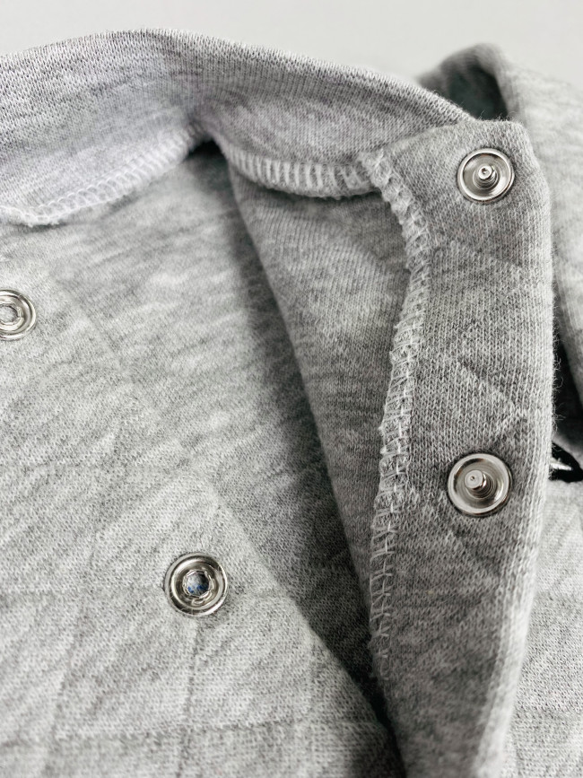 Костюм спортивный с шапкой, серый, Звездочка