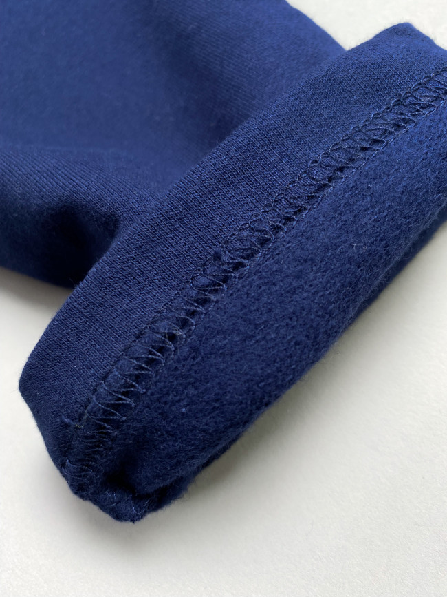 Детские штаны утепленные, темно-синие, Шнурки