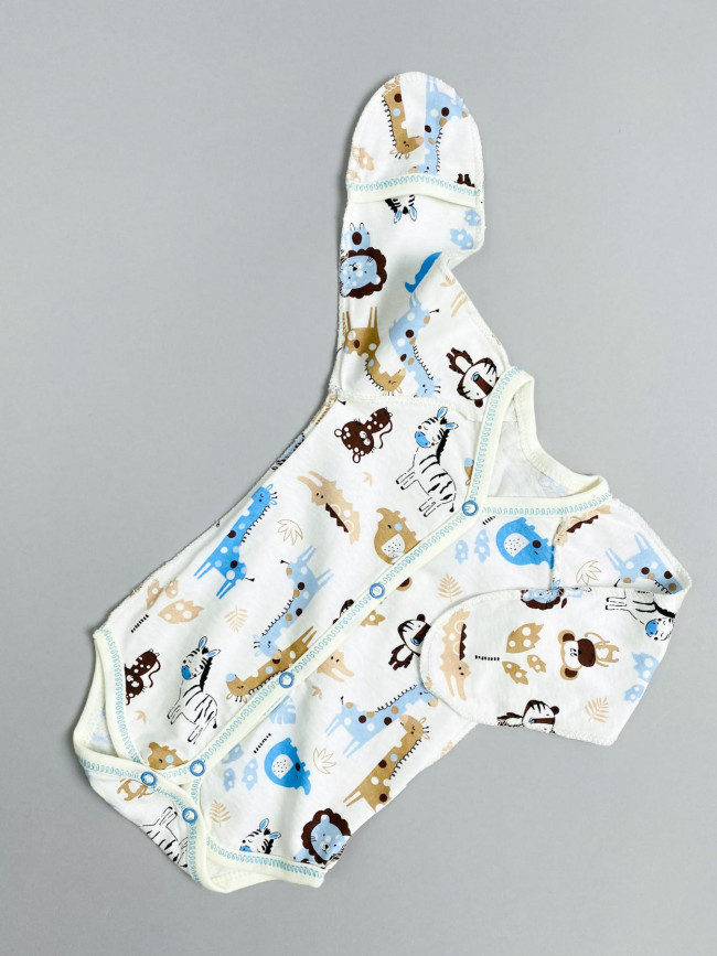 Полукомбинезон детский, голубой, Африка