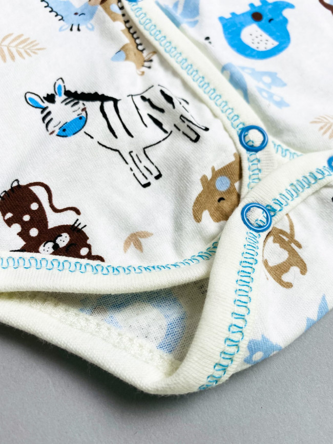 Полукомбинезон детский, голубой, Африка