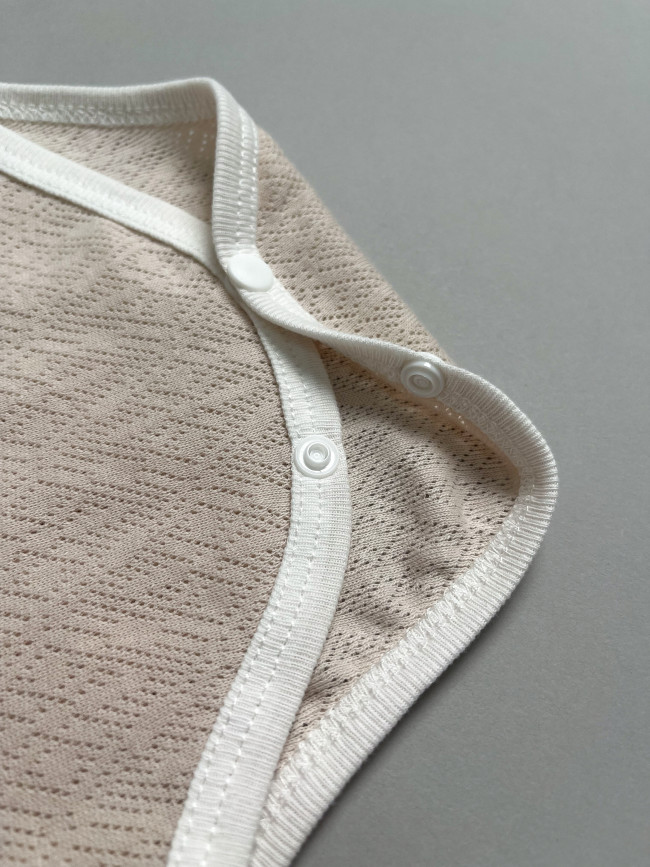 Боди детский с длинным рукавом, Пушинка, какао