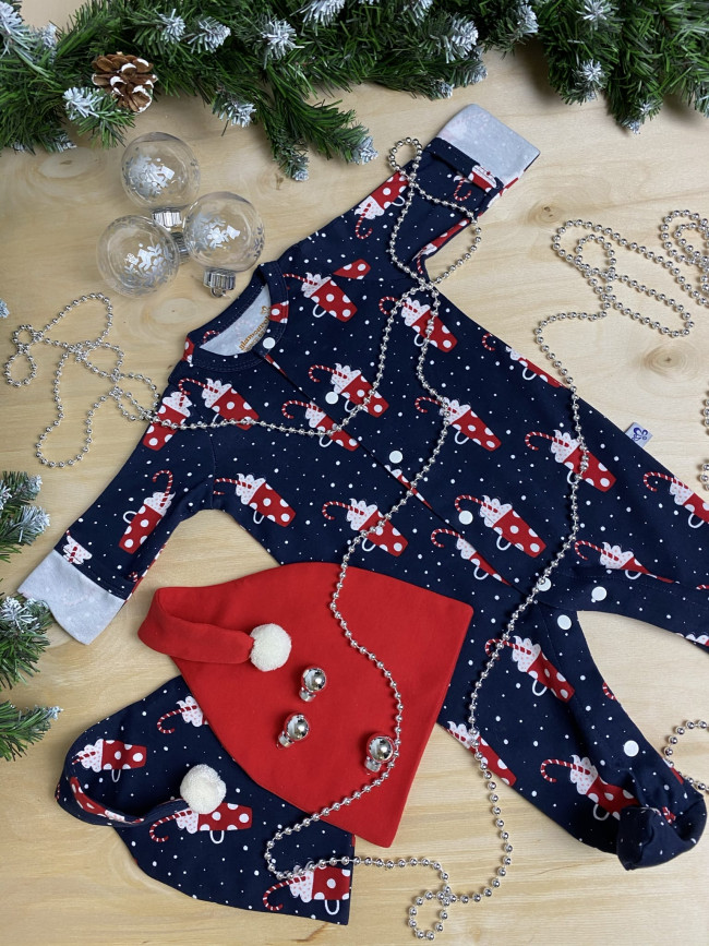 Шапочка-колпачок New Year, красный