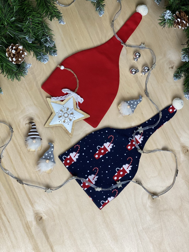 Шапочка-колпачок New Year, красный