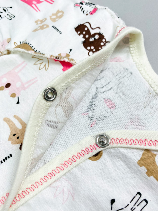 Полукомбинезон детский, розовый, Африка