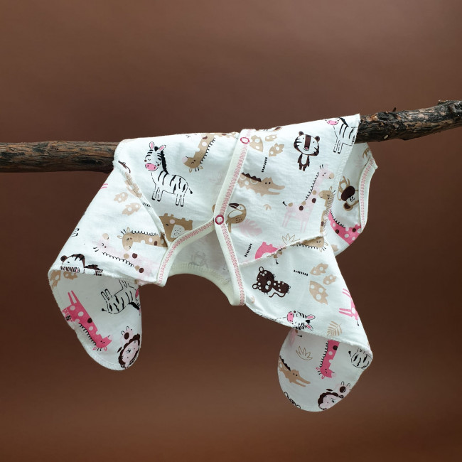 Полукомбинезон детский, розовый, Африка