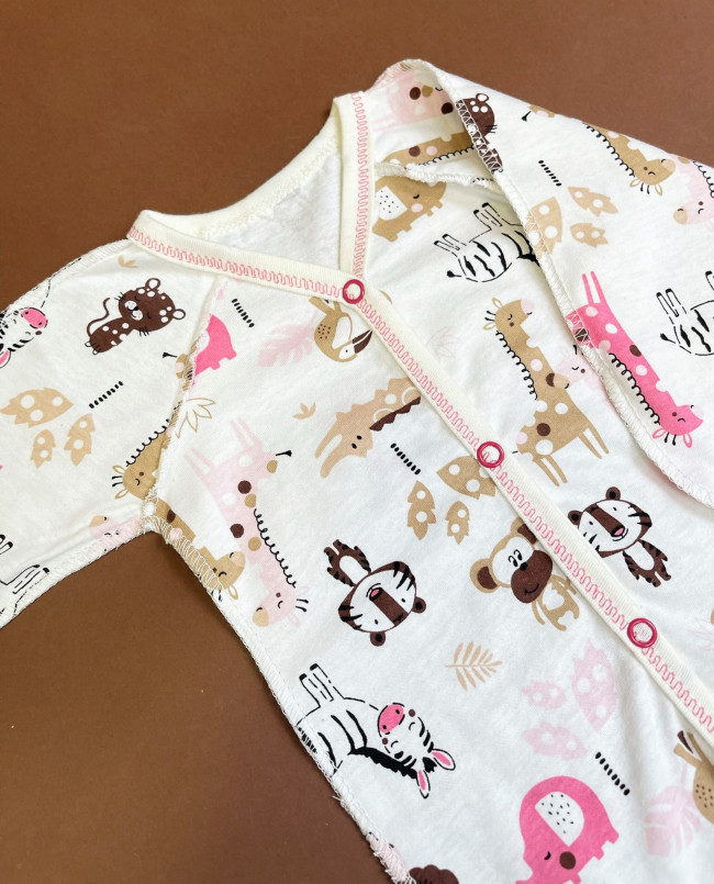 Полукомбинезон детский, розовый, Африка