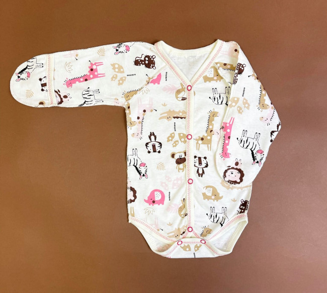 Полукомбинезон детский, розовый, Африка