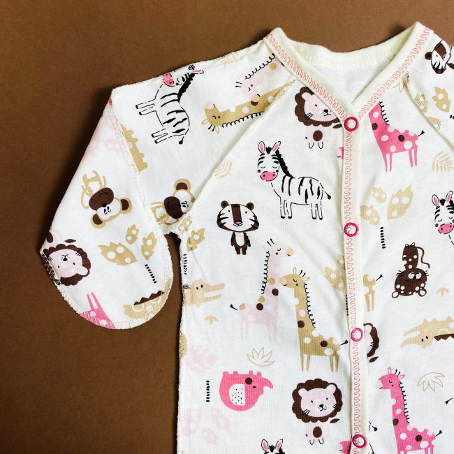 Полукомбинезон детский, розовый, Африка