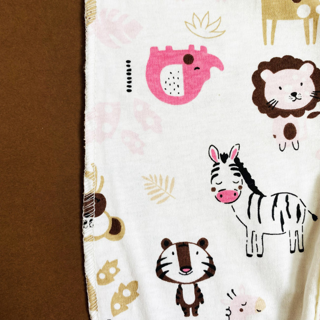 Полукомбинезон детский, розовый, Африка