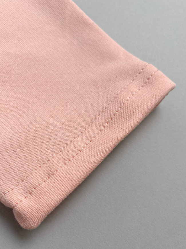 Детские штаны утепленные, персиковые, Шнурки