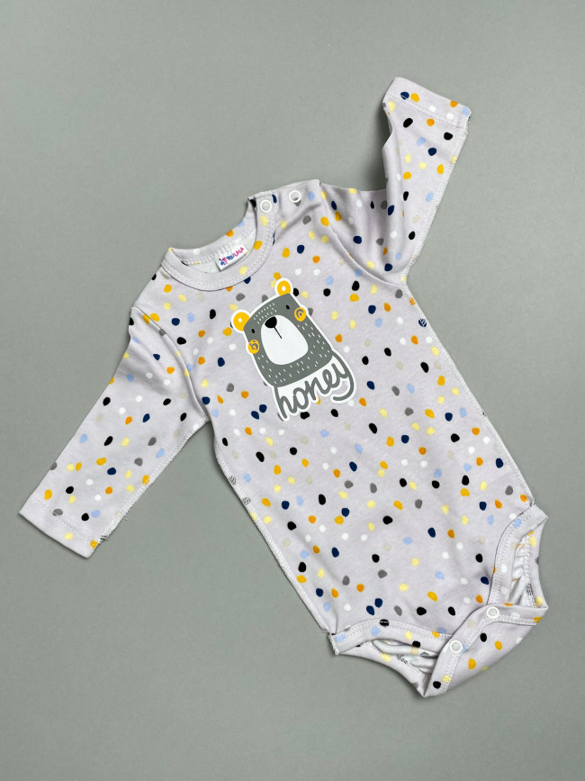 Полукомбинезон детский, серый, Honey Полукомбинезон детский, серый, Honey