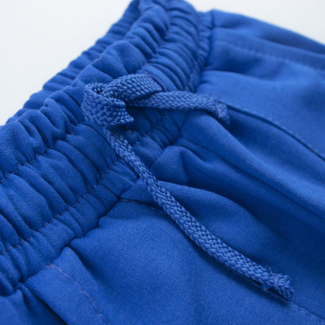 Детские штаны утепленные с начесом, синие, Just chilling