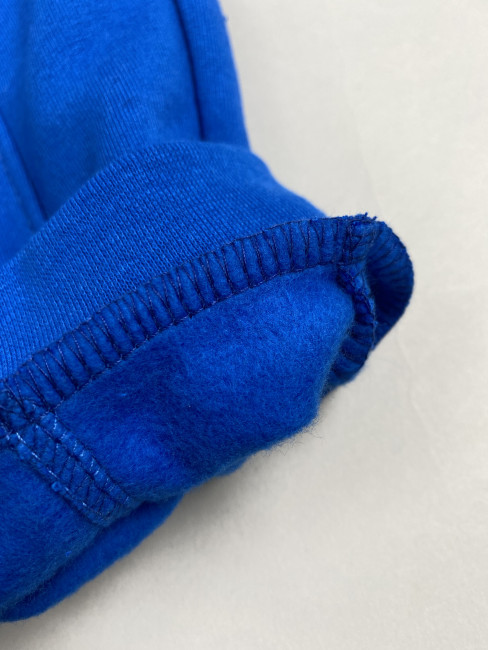 Детские штаны утепленные с начесом, синие, Just chilling