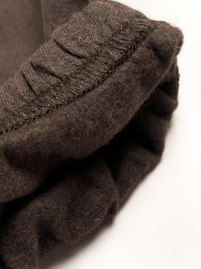 Штаны детские с начесом, коричневые, Be Happy 