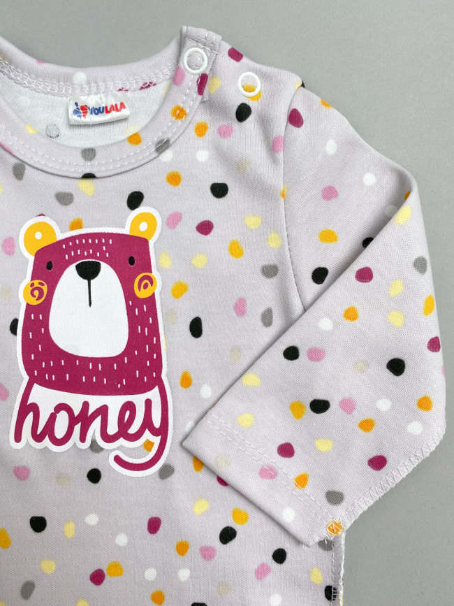 Полукомбинезон детский, розовый, Honey