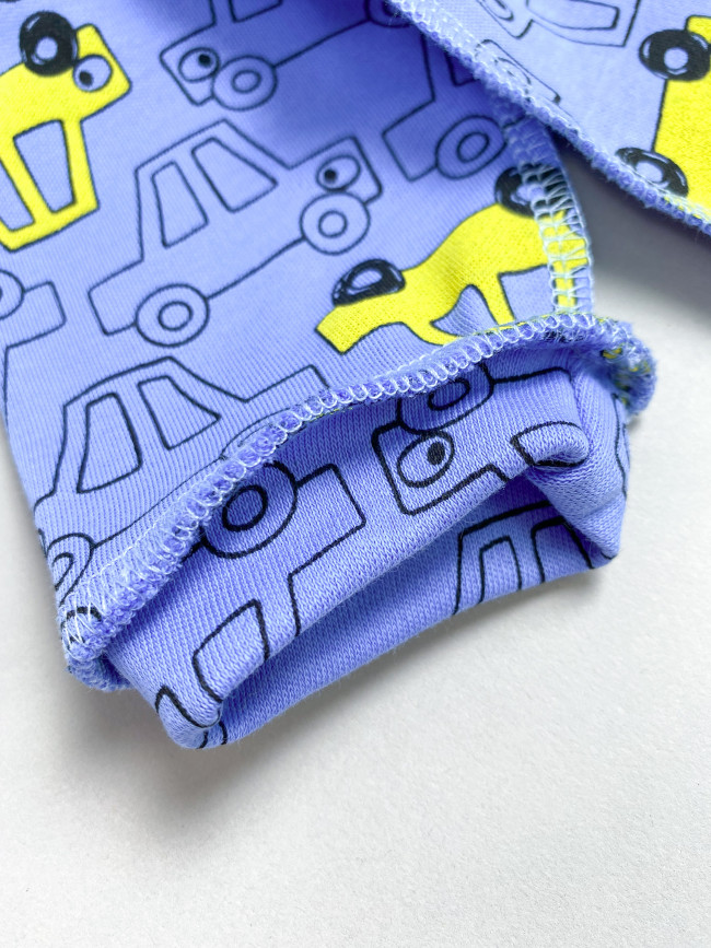 Комбинезон детский на молнии, синий, Такси