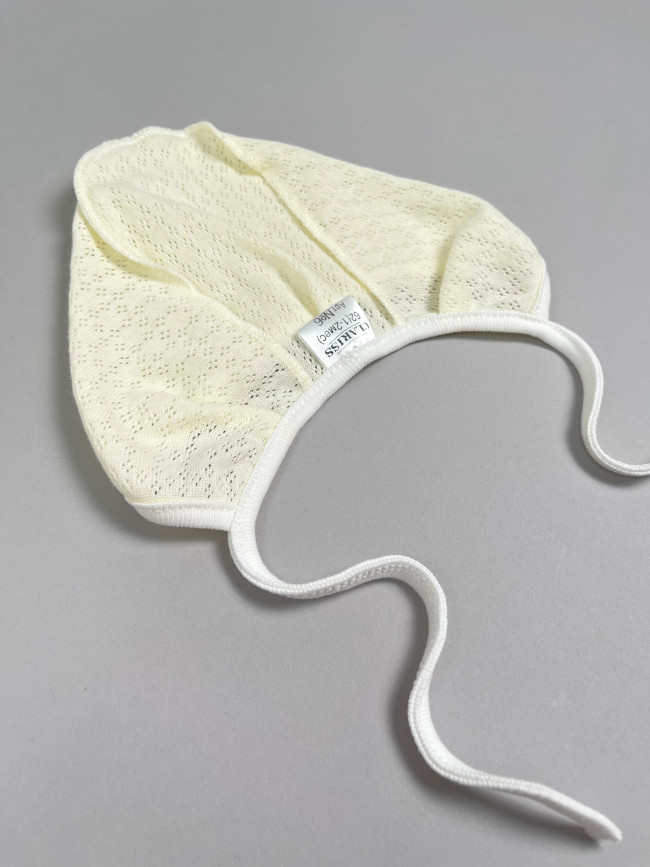 Комплект детских чепчиков, Пушинка, 3 шт