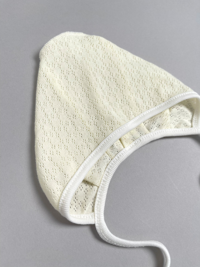 Комплект детских чепчиков, Пушинка, 3 шт