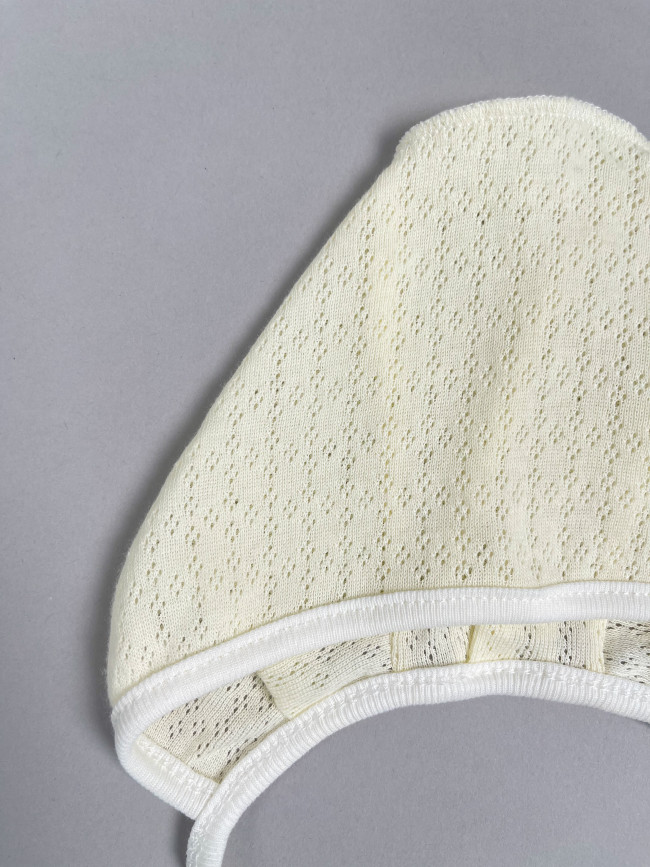 Комплект детских чепчиков, Пушинка, 3 шт