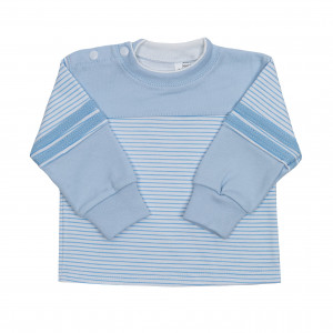 Кофта детская, голубая, Полоска