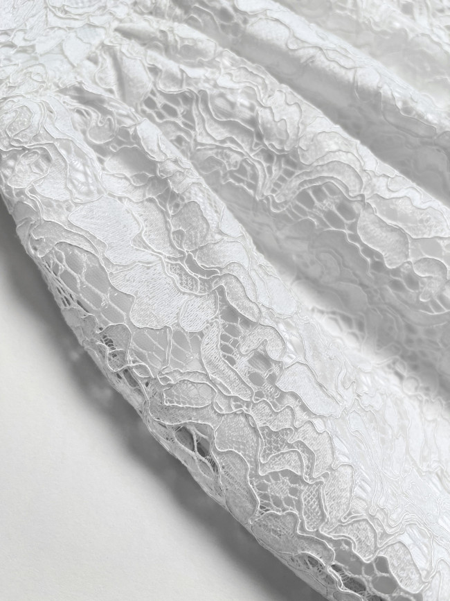 Нарядное детское платье, Кружевная фантазия, белое