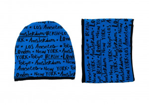 Комплект, шапка и снуд, Города