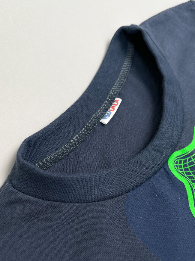 Футболка детская с коротким рукавом для мальчика T-Rex, серая