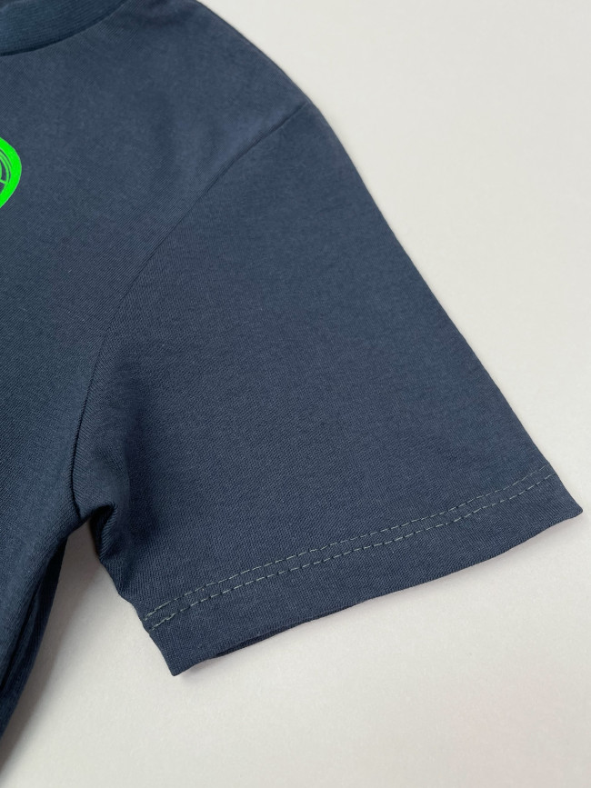 Футболка детская с коротким рукавом для мальчика T-Rex, серая