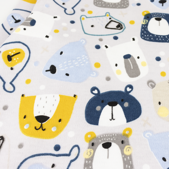 Полукомбинезон детский, голубой, Северный полюс