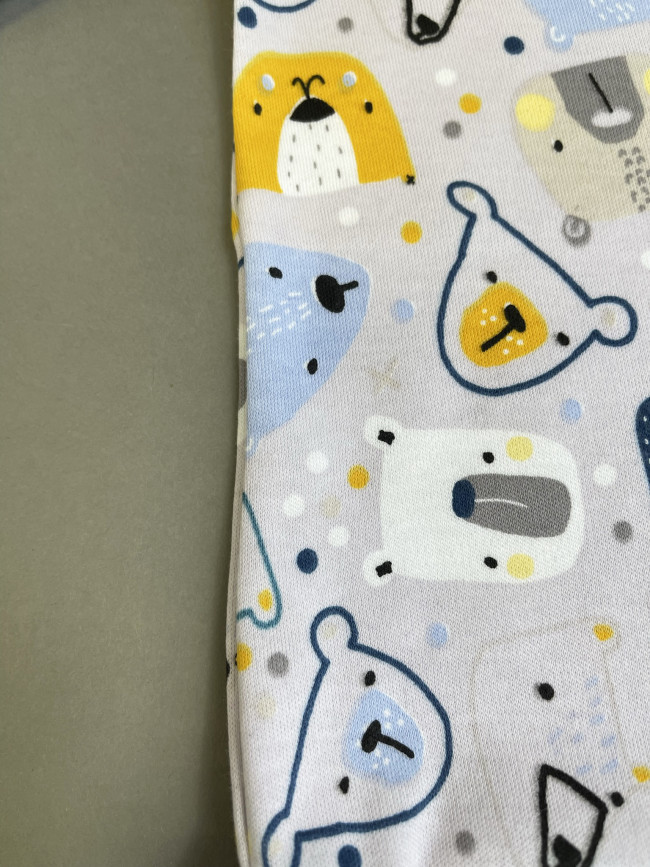 Полукомбинезон детский, голубой, Северный полюс