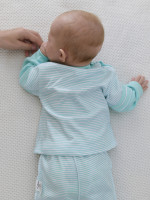 Кофта детская, мятная, Полоска