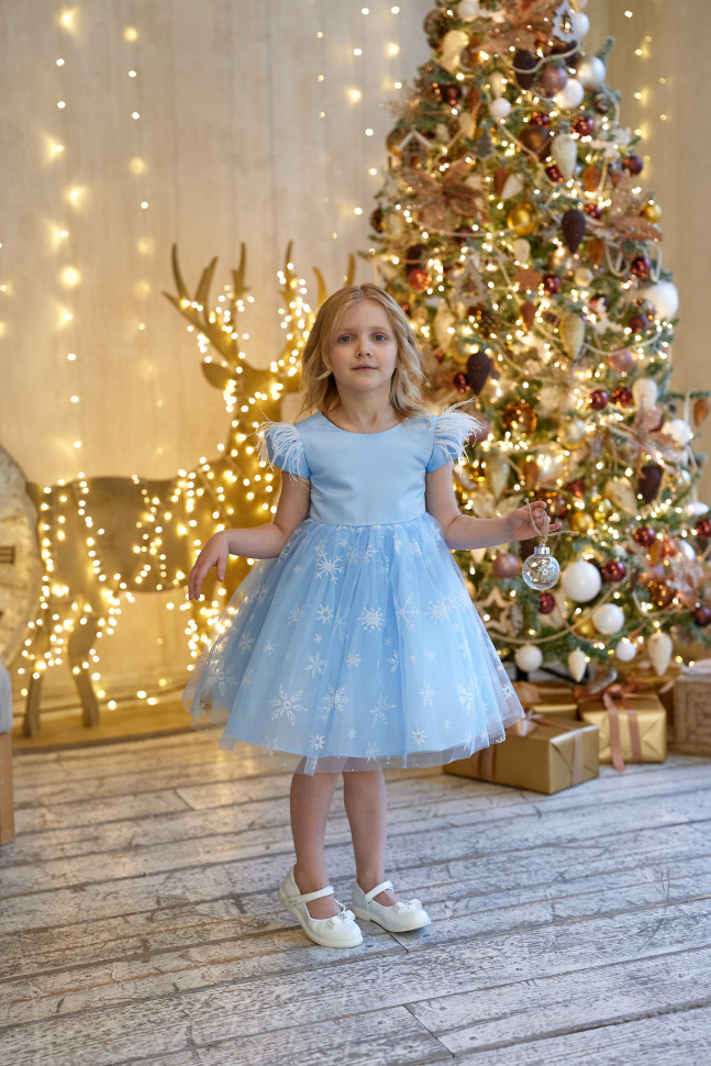 снежинка платье: одежда для девочек в Казахстане