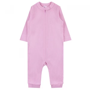 Комбинезон детский на молнии с открытыми ножками, розовый, Рибана