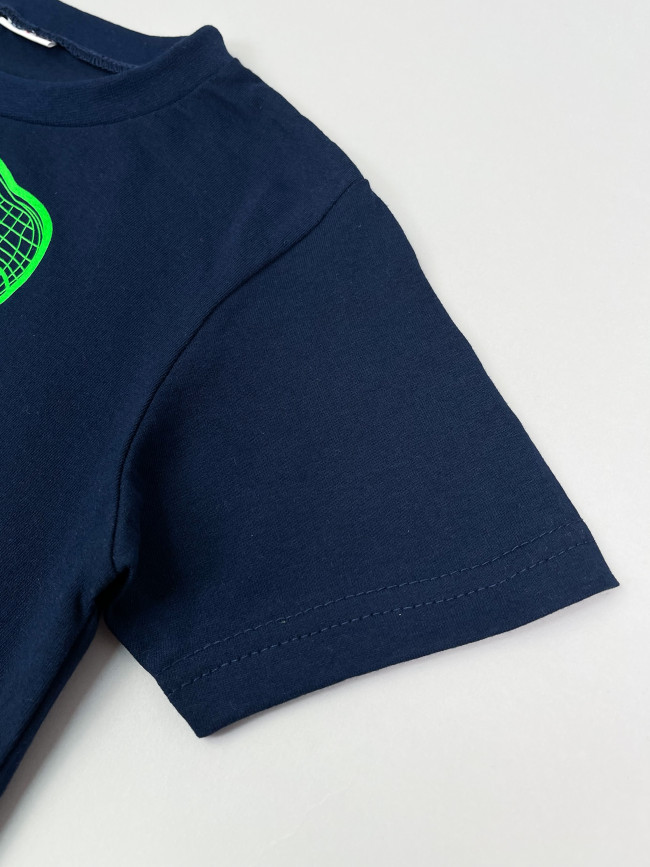 Футболка детская с коротким рукавом для мальчика T-Rex, синяя