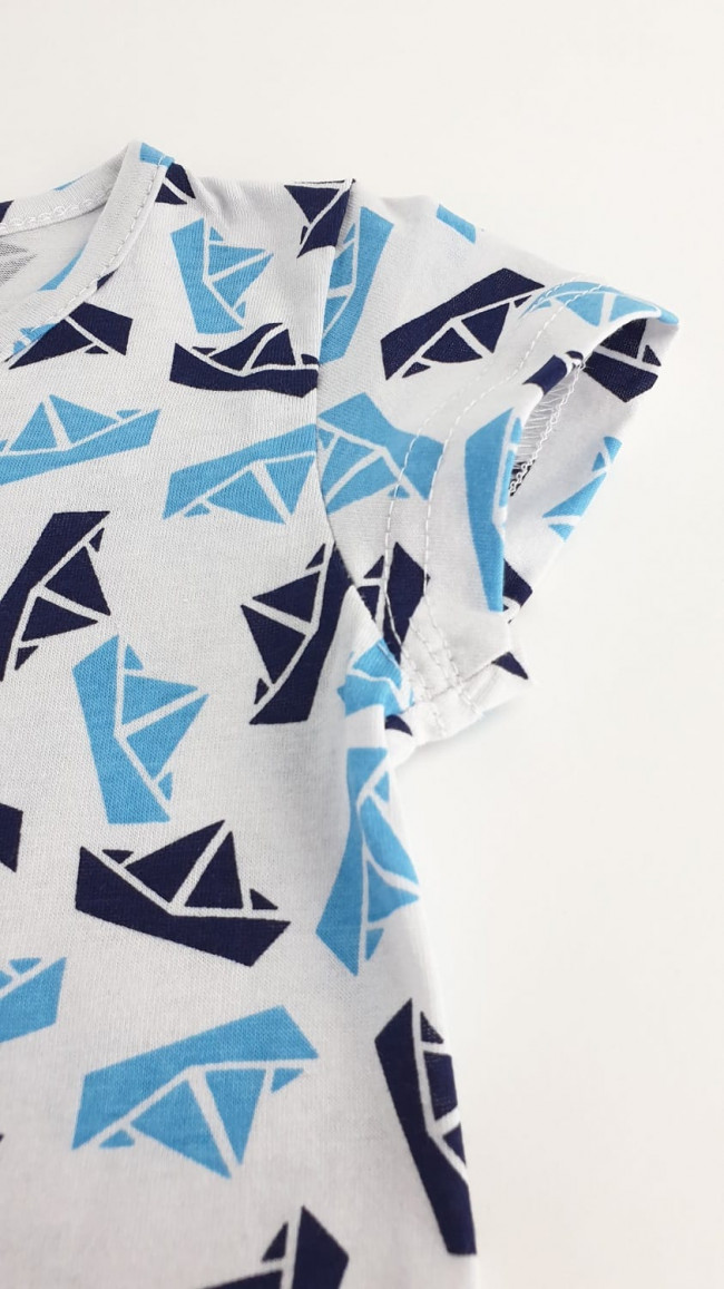 Футболка для мальчика, Кораблики