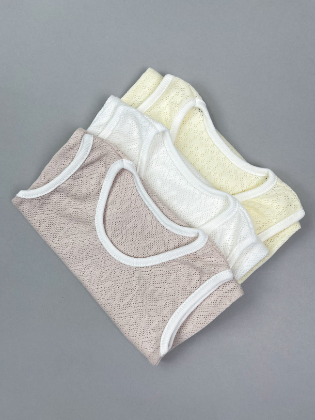 Комплект детских боди маек, Пушинка 3 шт.