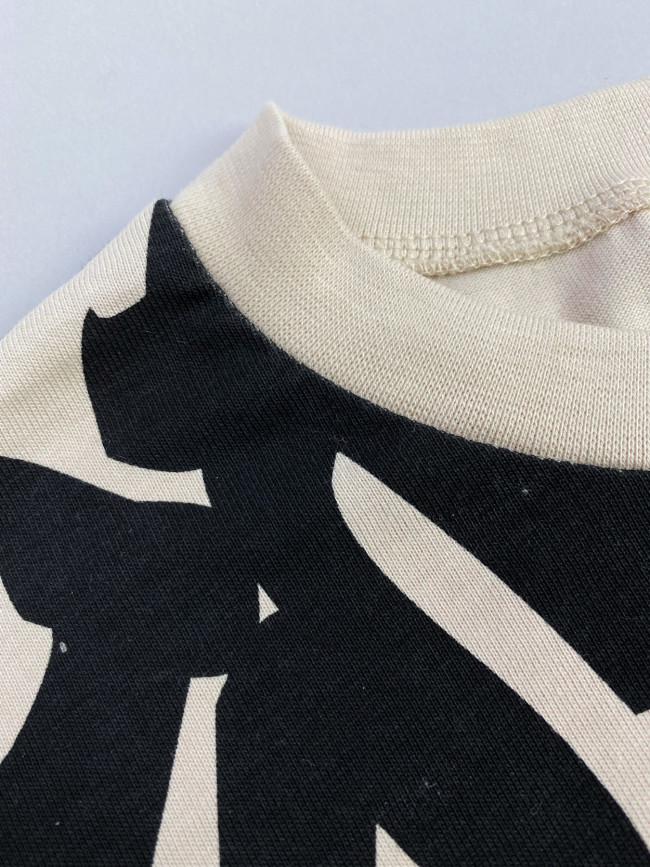 Детская футболка с коротким рукавом, Черное Граффити Детская футболка с коротким рукавом, Черное Граффити